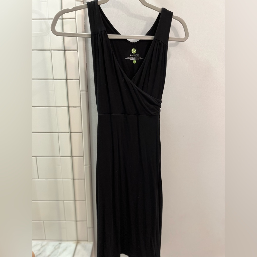 Dakini black dress tie back